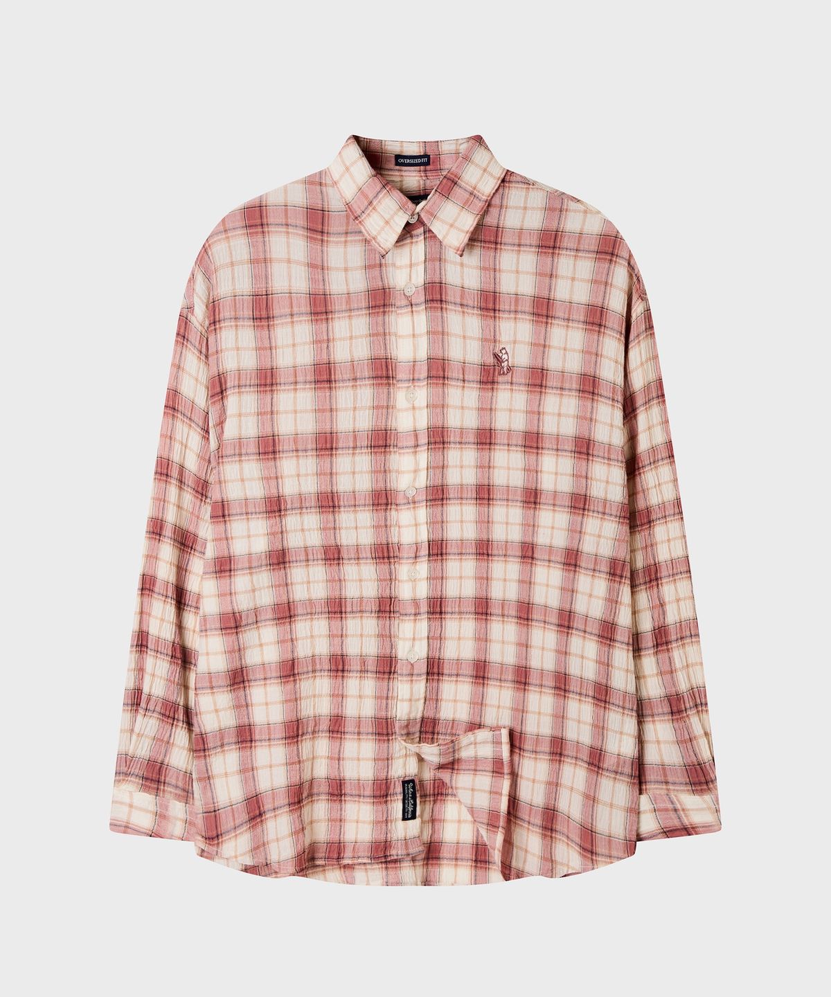 후아유(WHO.A.U) Loose fit Check Shirts (F) / WHYCG4921F