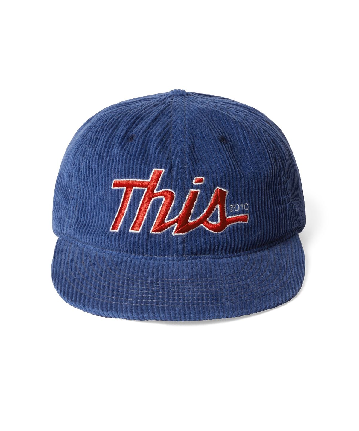 디스이즈네버댓(THISISNEVERTHAT) Corduroy Cap Blue