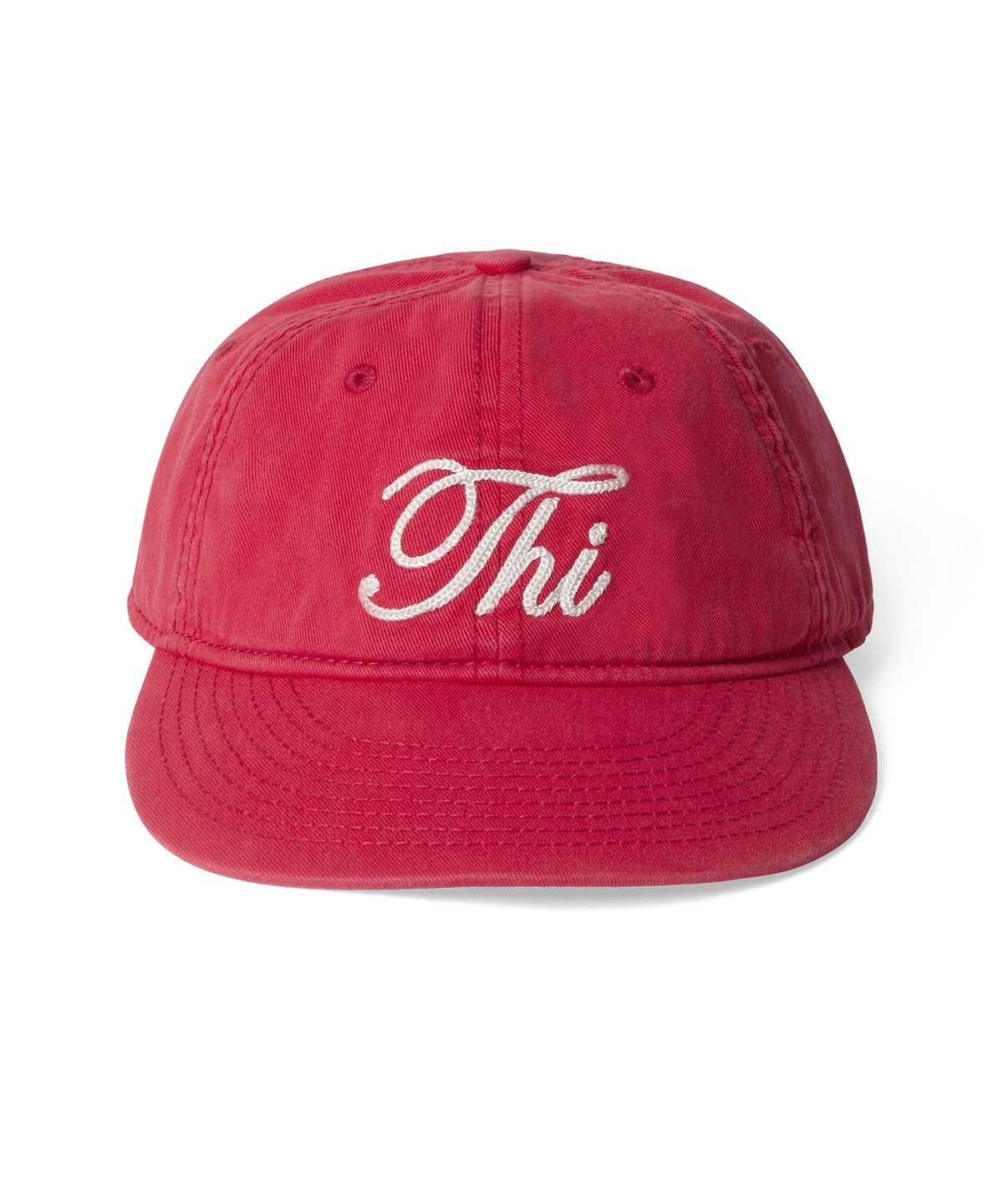 디스이즈네버댓(THISISNEVERTHAT) Washed Thi Logo Cap Red