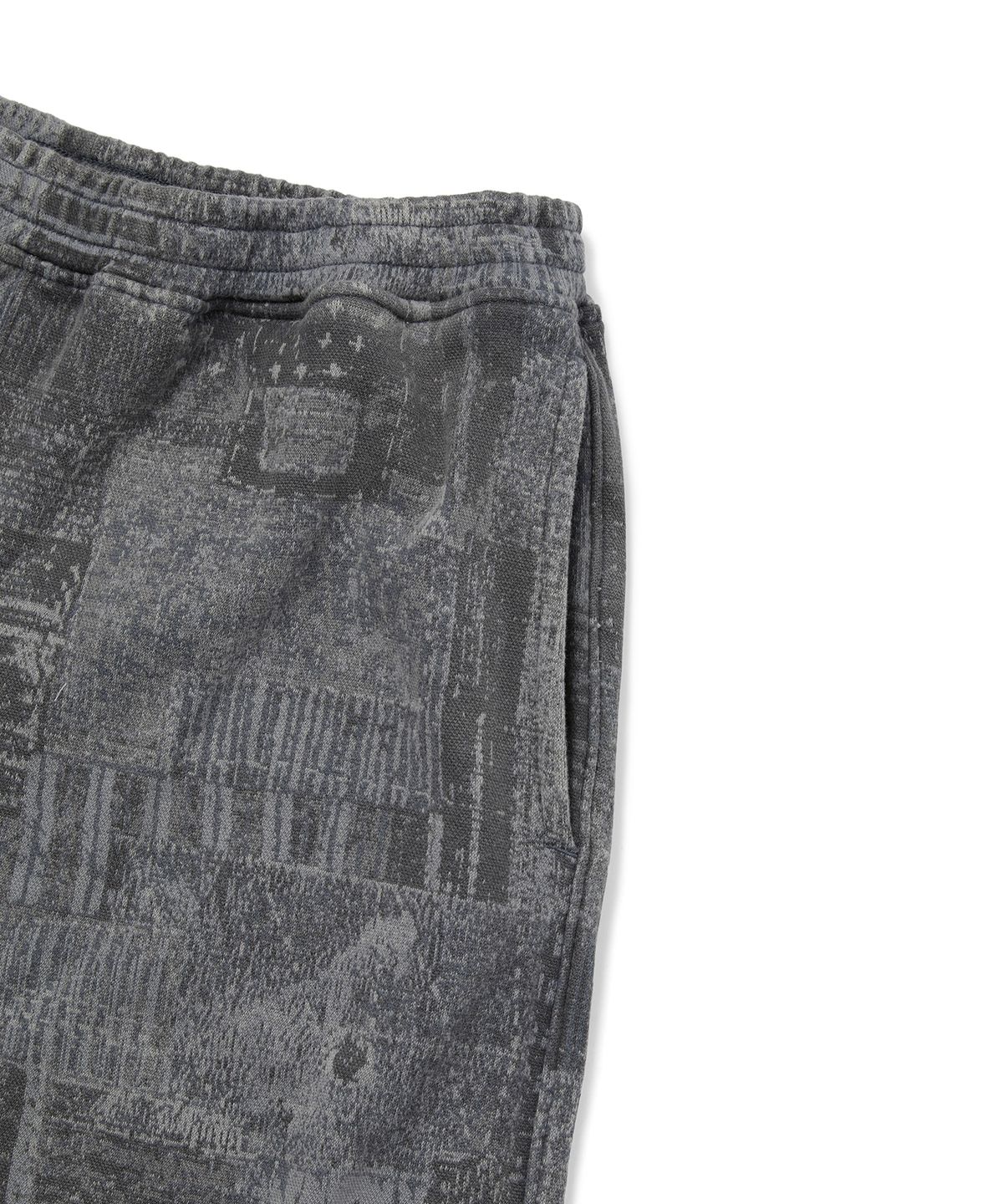 디스이즈네버댓(THISISNEVERTHAT) Crazy Faded Jacquard Sweatpant Patchwork