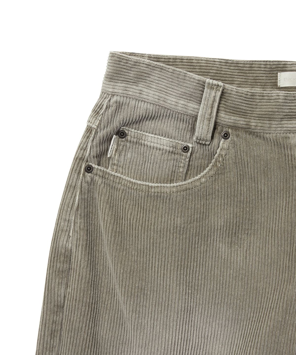 디스이즈네버댓(THISISNEVERTHAT) Overdyed Corduroy Pant Khaki
