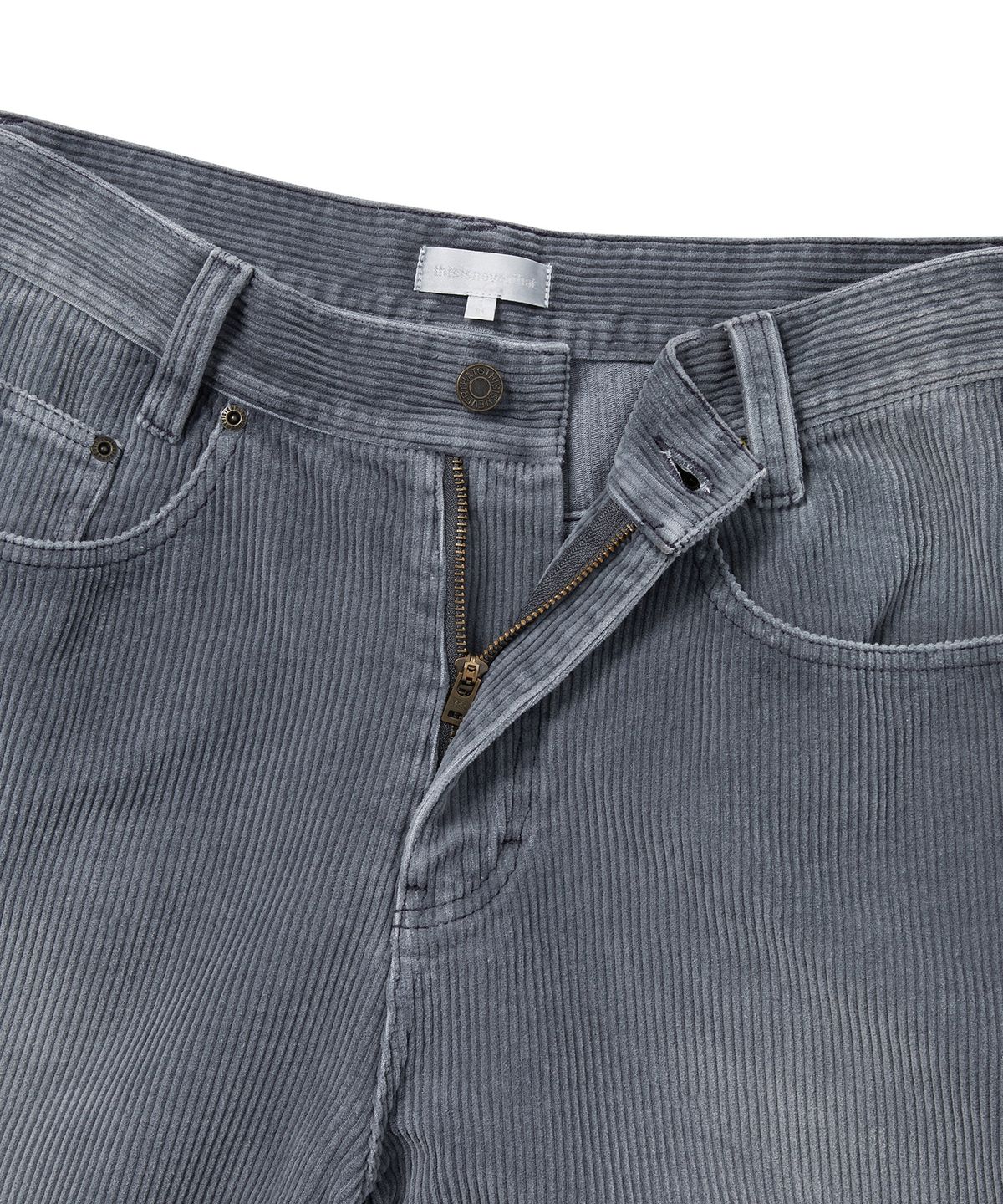 디스이즈네버댓(THISISNEVERTHAT) Overdyed Corduroy Pant Quick Silver