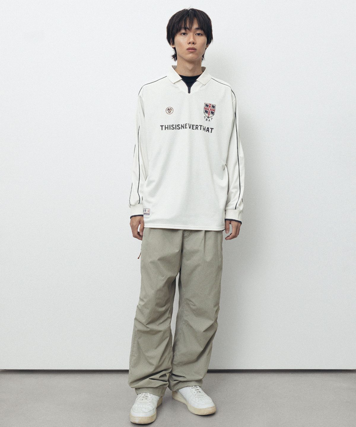 디스이즈네버댓(THISISNEVERTHAT) Wind Pant Stone