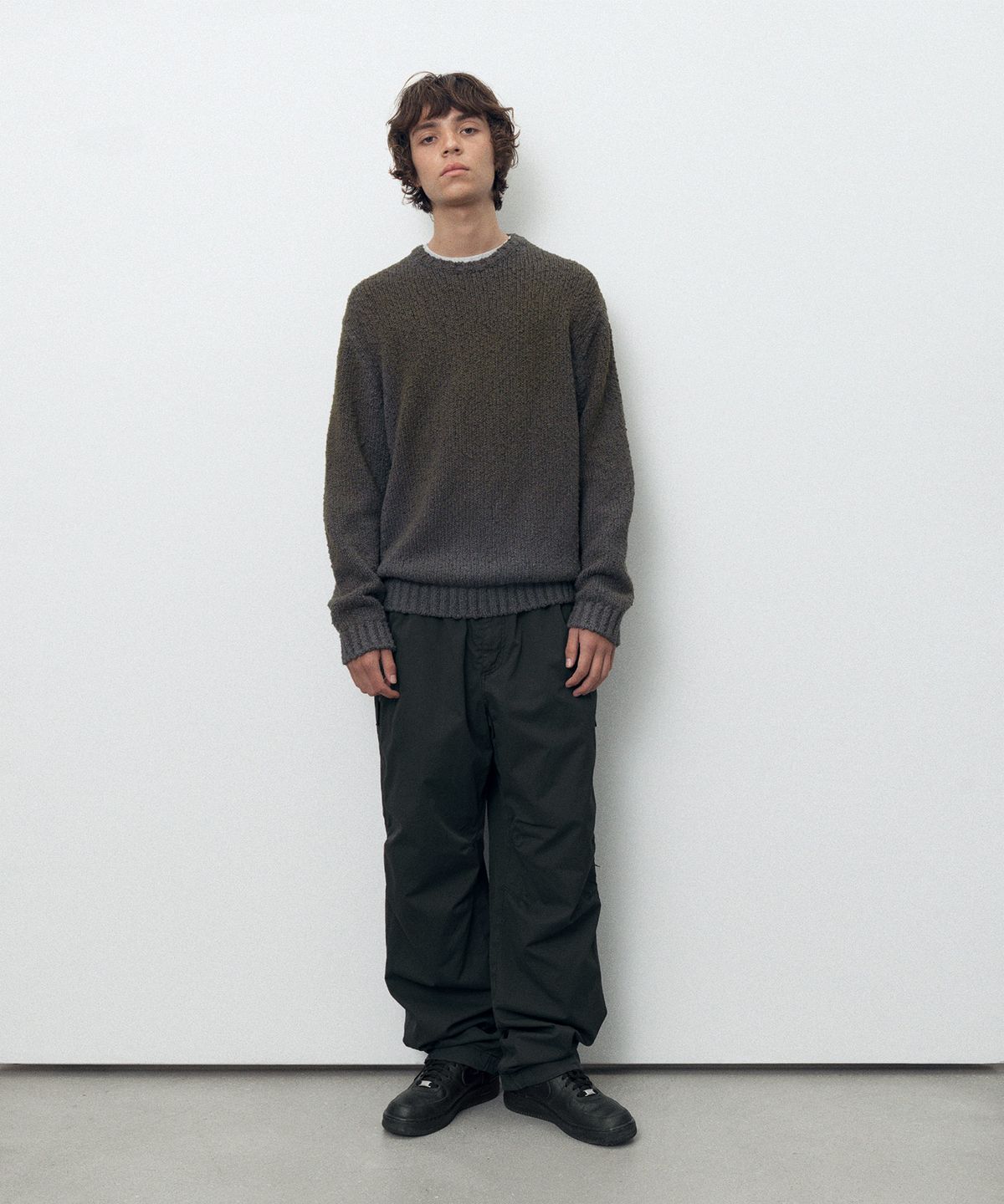 디스이즈네버댓(THISISNEVERTHAT) Wind Pant Washed Black