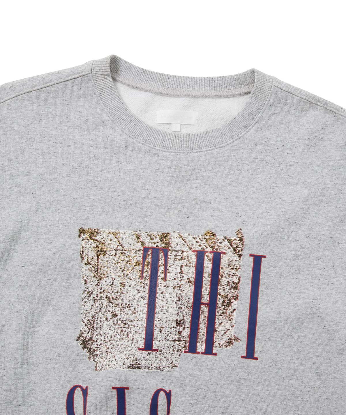 디스이즈네버댓(THISISNEVERTHAT) THI SIS Crewneck Heather Grey