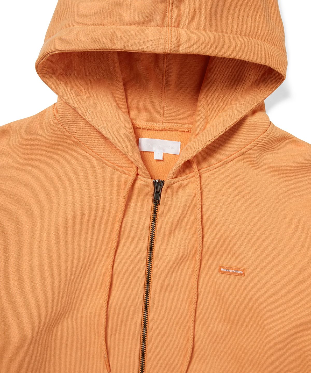 디스이즈네버댓(THISISNEVERTHAT) T.N.T. Classic HDP Zip Up Sweat Orange
