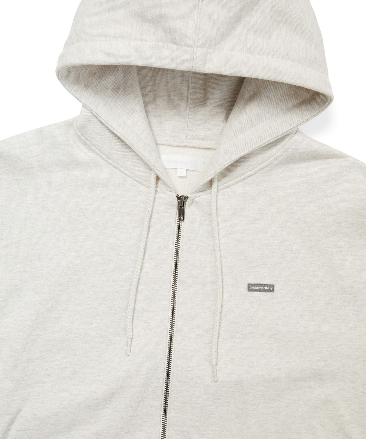 디스이즈네버댓(THISISNEVERTHAT) T.N.T. Classic HDP Zip Up Sweat Oatmeal