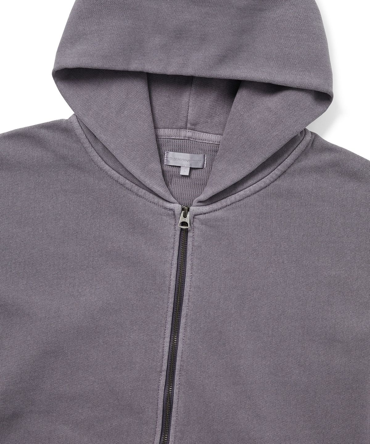 디스이즈네버댓(THISISNEVERTHAT) Faded Thermal Zip Up Hoodie Faded Purple