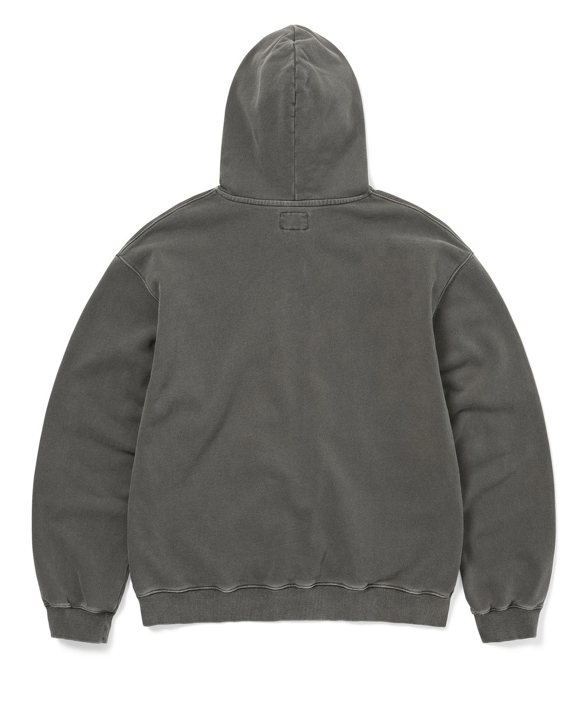 디스이즈네버댓(THISISNEVERTHAT) Faded Thermal Zip Up Hoodie Charcoal