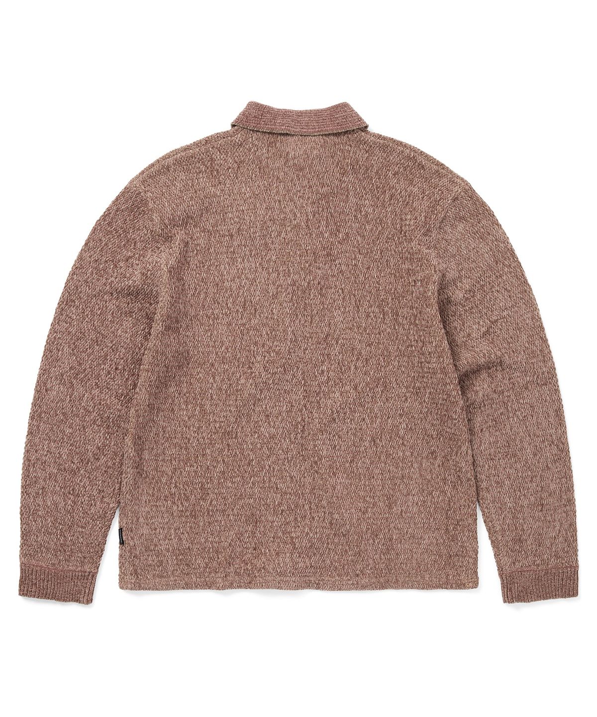디스이즈네버댓(THISISNEVERTHAT) Velvet Knit Polo Rust