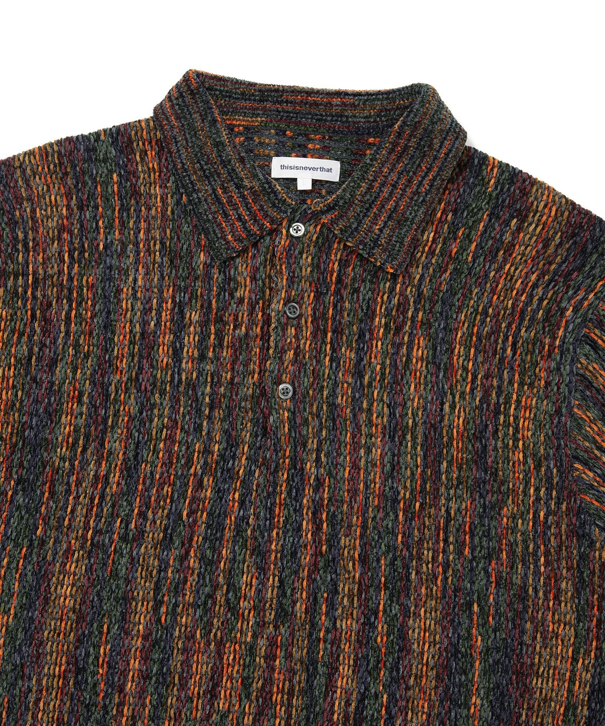 디스이즈네버댓(THISISNEVERTHAT) Velvet Knit Polo Multi