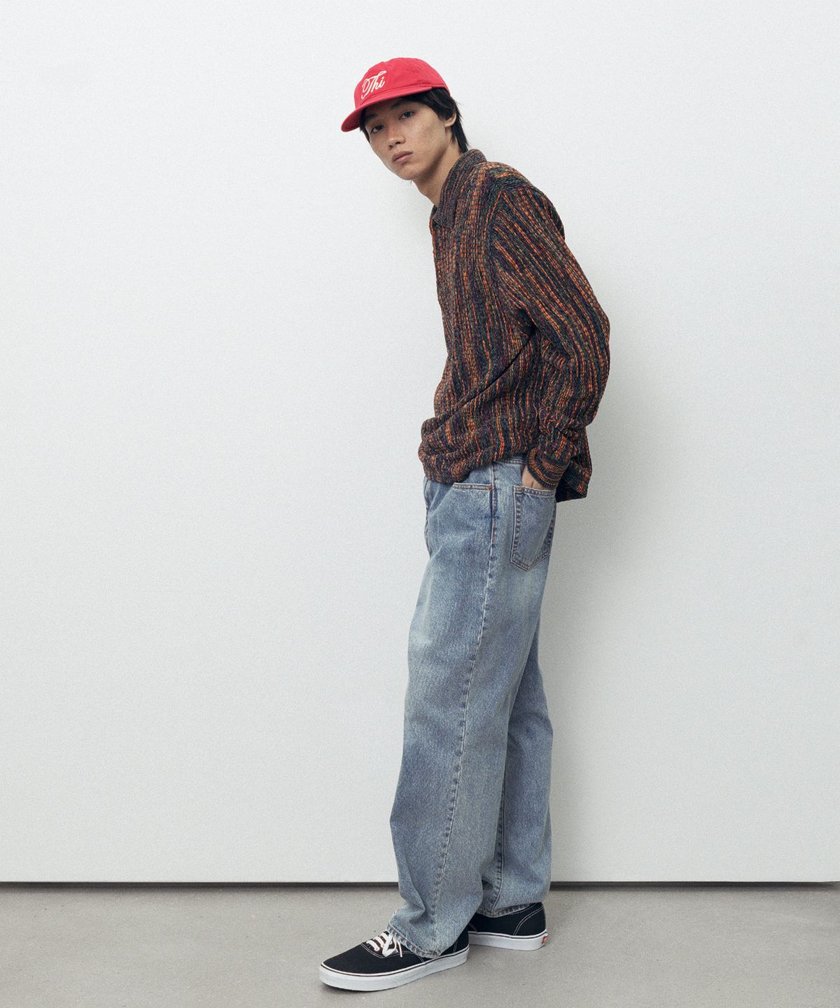 디스이즈네버댓(THISISNEVERTHAT) Velvet Knit Polo Multi