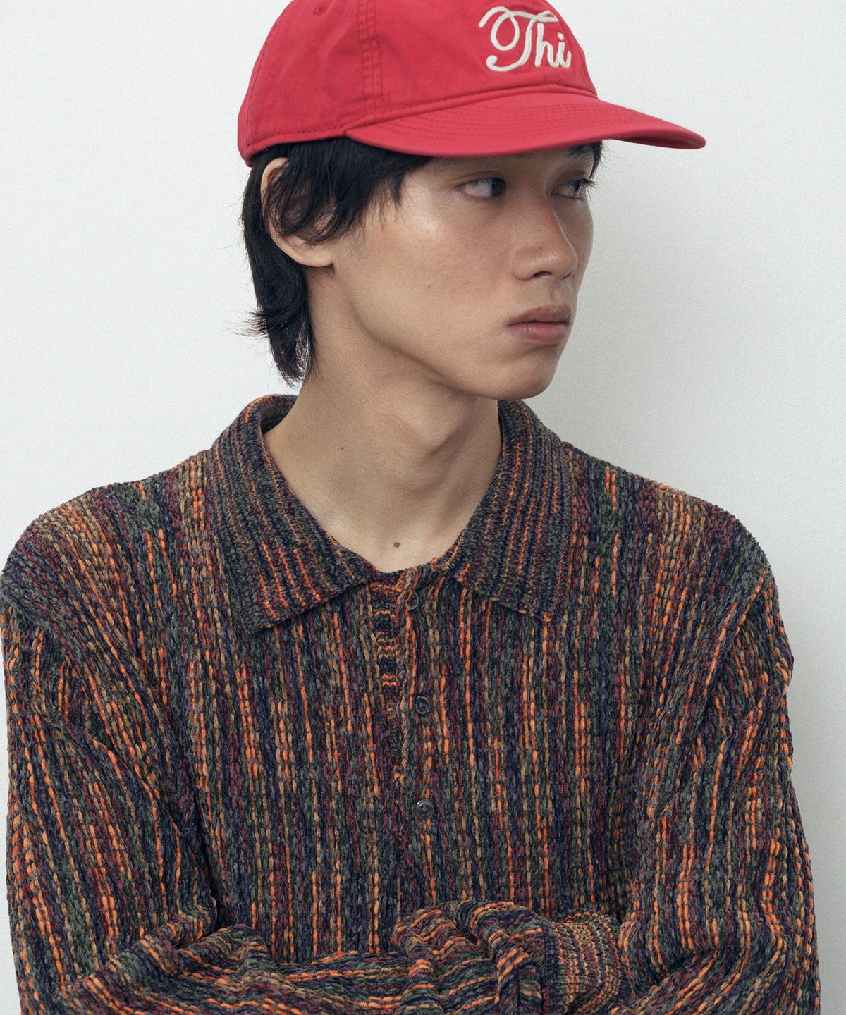 디스이즈네버댓(THISISNEVERTHAT) Velvet Knit Polo Multi
