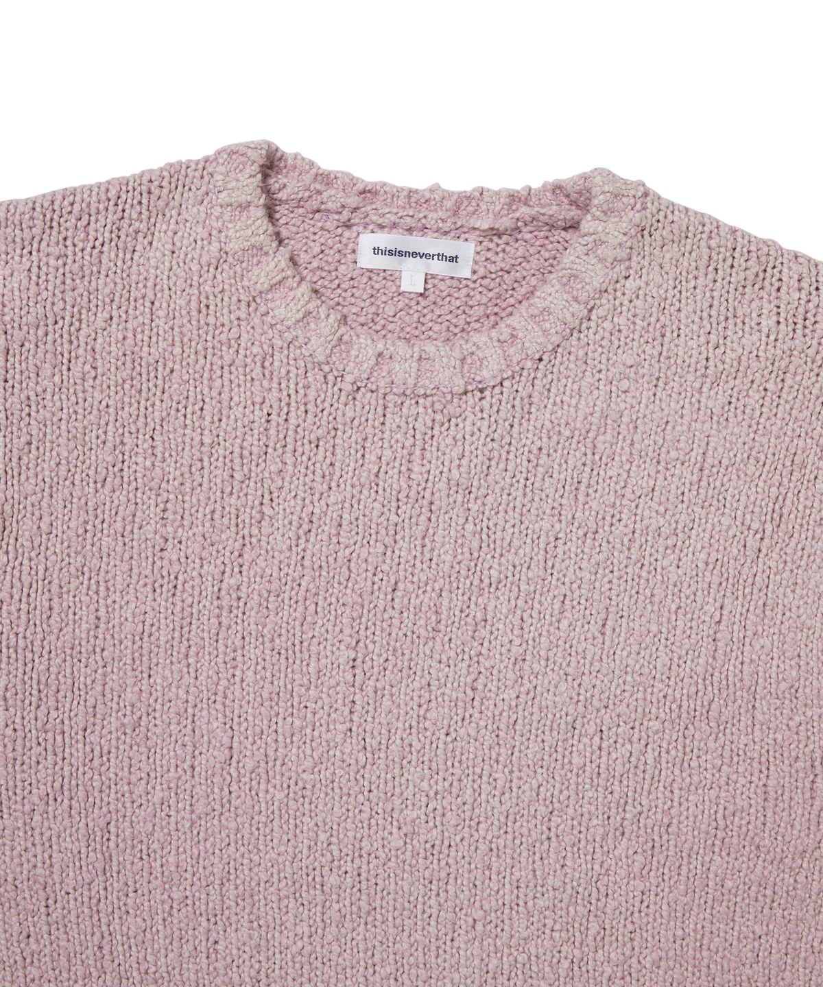 디스이즈네버댓(THISISNEVERTHAT) Boucle Sweater Pink
