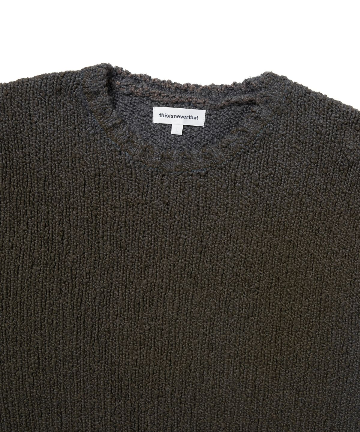 디스이즈네버댓(THISISNEVERTHAT) Boucle Sweater Navy