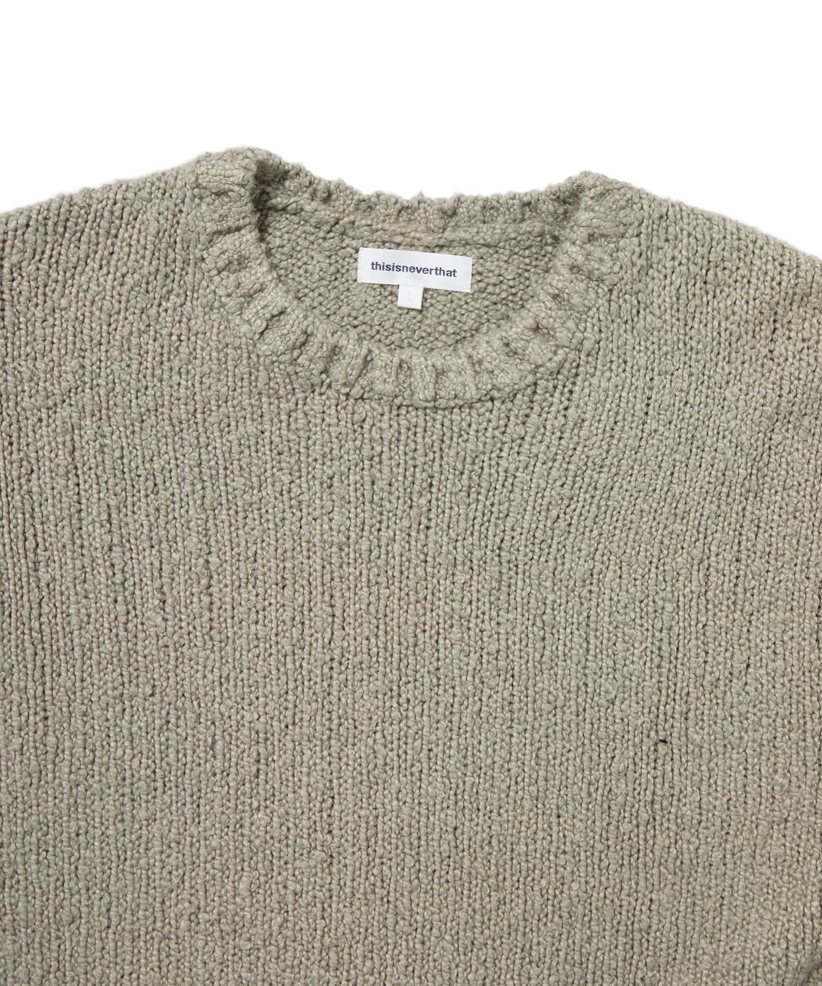 디스이즈네버댓(THISISNEVERTHAT) Boucle Sweater Grey