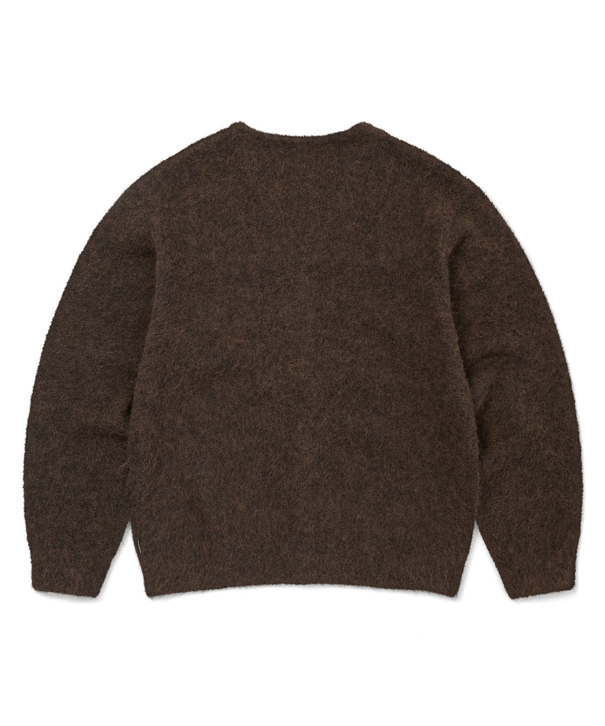 디스이즈네버댓(THISISNEVERTHAT) Hairy Knit Cardigan Dark Brown