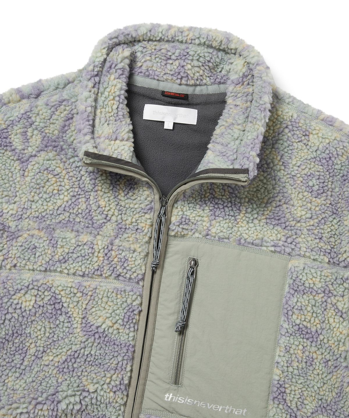디스이즈네버댓(THISISNEVERTHAT) SP Sherpa Fleece Jacket Mint