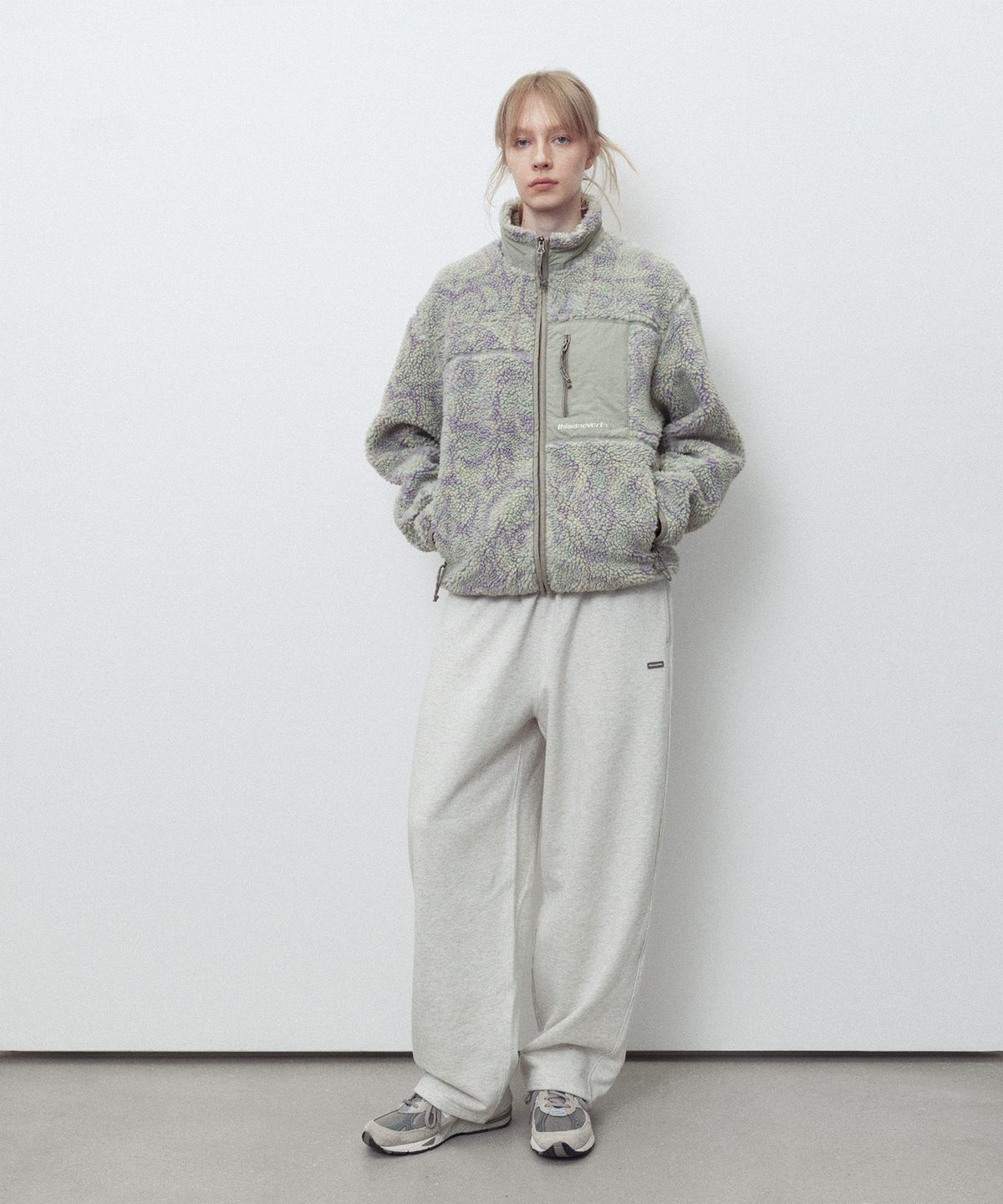 디스이즈네버댓(THISISNEVERTHAT) SP Sherpa Fleece Jacket Mint