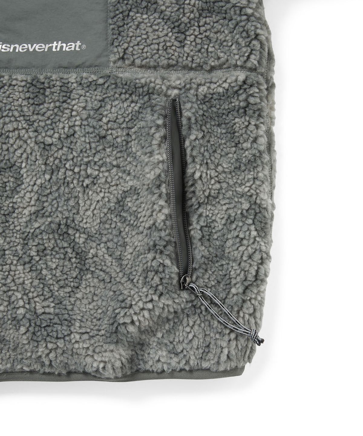 디스이즈네버댓(THISISNEVERTHAT) SP Sherpa Fleece Jacket Grey