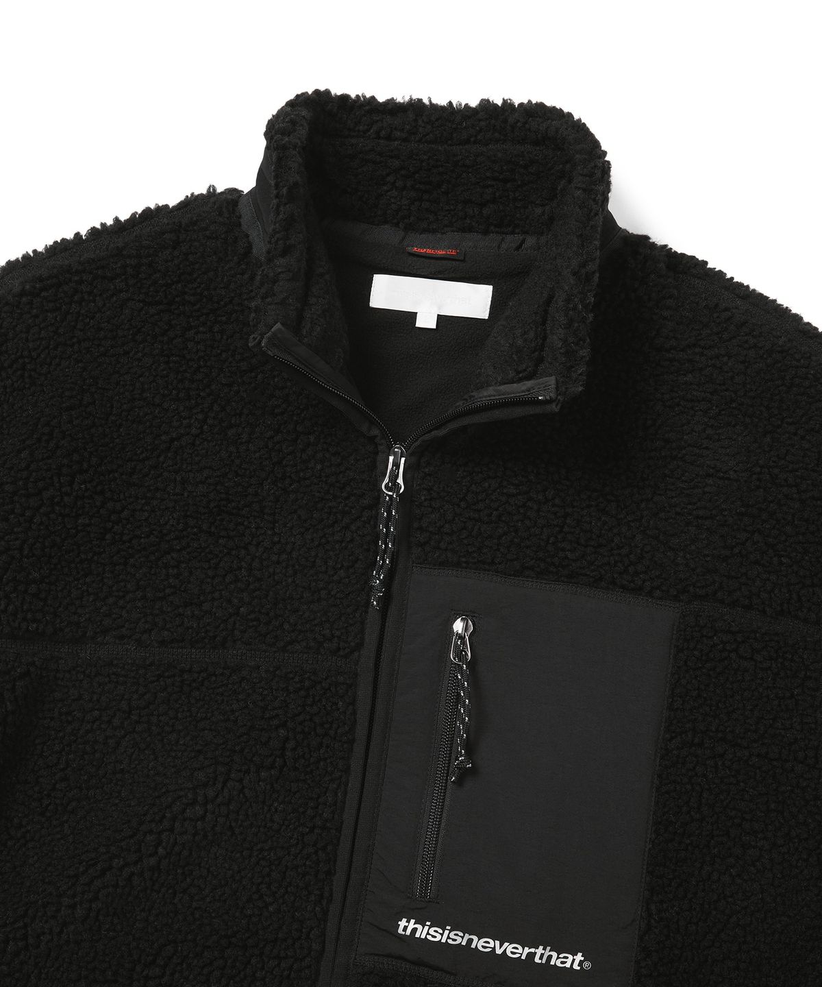 디스이즈네버댓(THISISNEVERTHAT) SP Sherpa Fleece Jacket Black