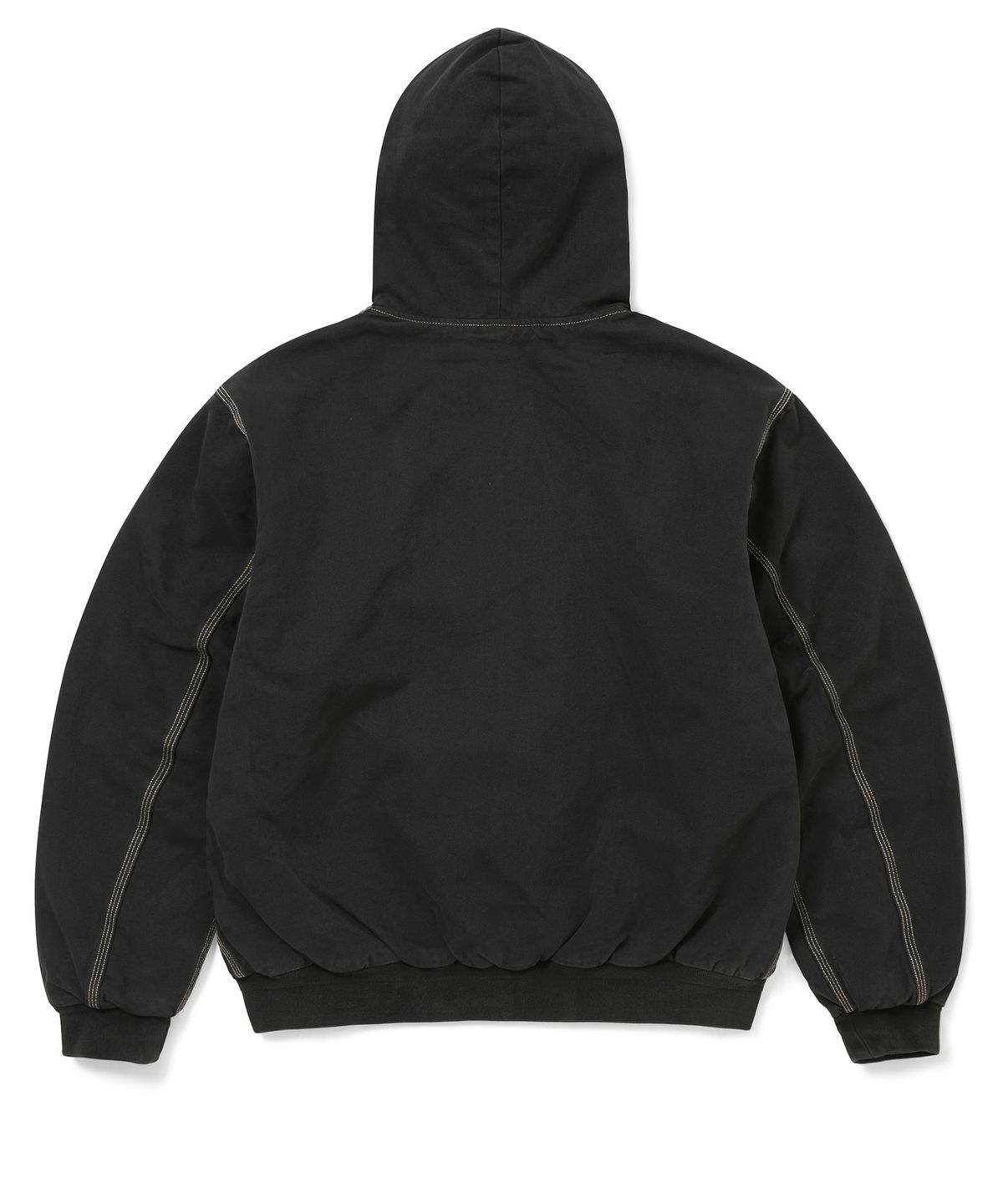 디스이즈네버댓(THISISNEVERTHAT) Overdyed Hooded Jacket Black