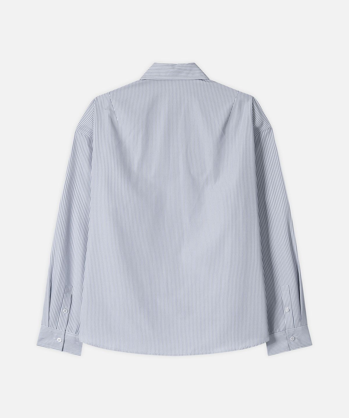 드로우핏(DRAW FIT) [패션플래닛X드로우핏] 컴포트 크롭 스트라이프 셔츠 [2color]