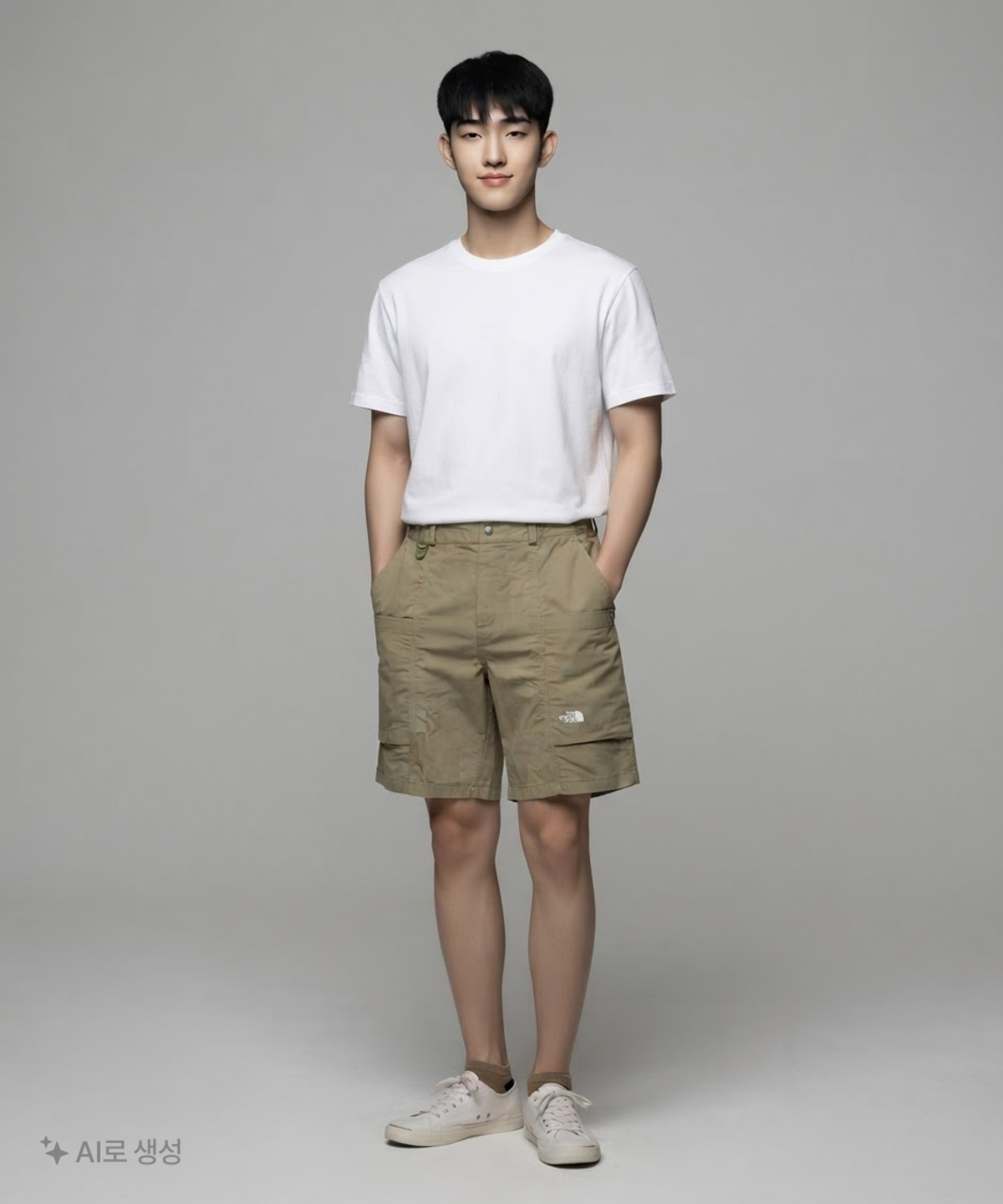 노스페이스(THE NORTH FACE) NS6NR02L 에브리데이 카고 쇼츠 LIGHT_KHAKI 90
