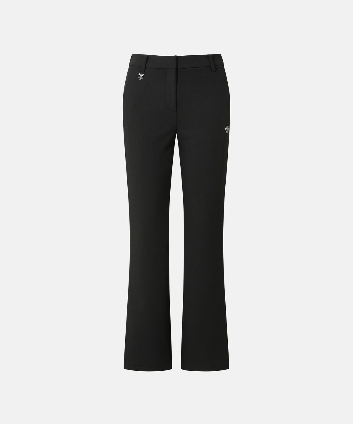 데상트(DESCENTE) 여성 기모 본딩 부츠컷 팬츠 블랙 SR322SPT91