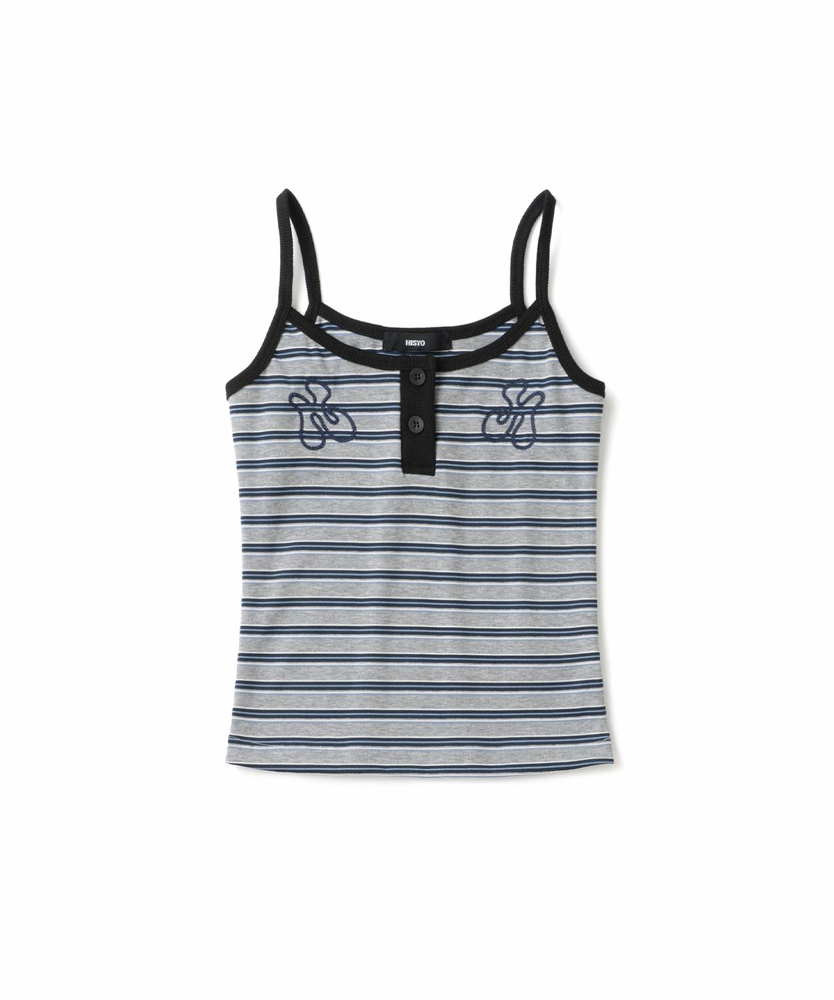 히쇼(HISYO) H Symbol Stitch Camisole - Grey