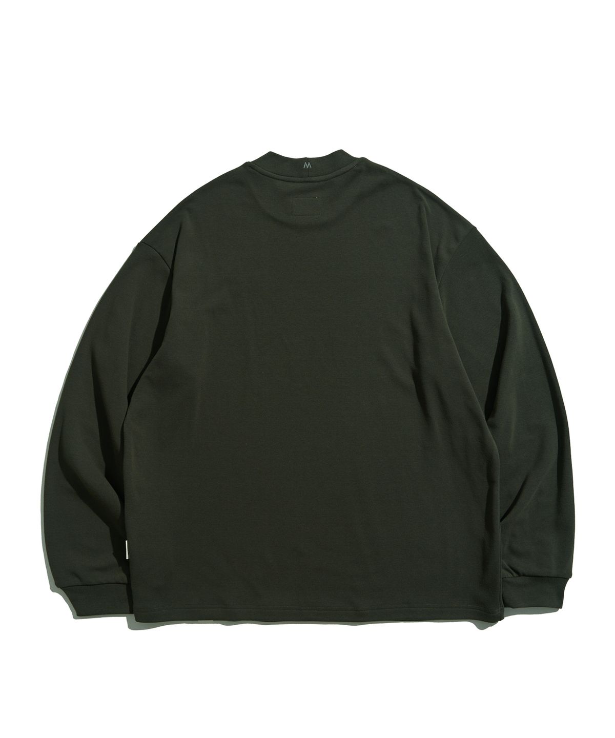 미드업데이트(MIDUPDATE) Heavy Blank Loose L/S Tee_GRN