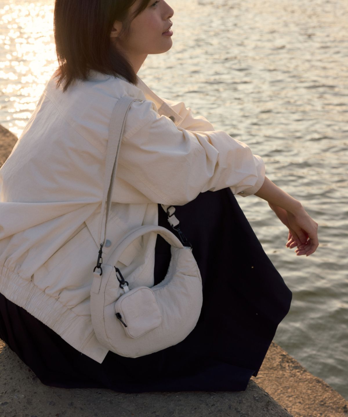 트래블기어(TRAVELGEAR) 도난방지 안나 미니백 블랙