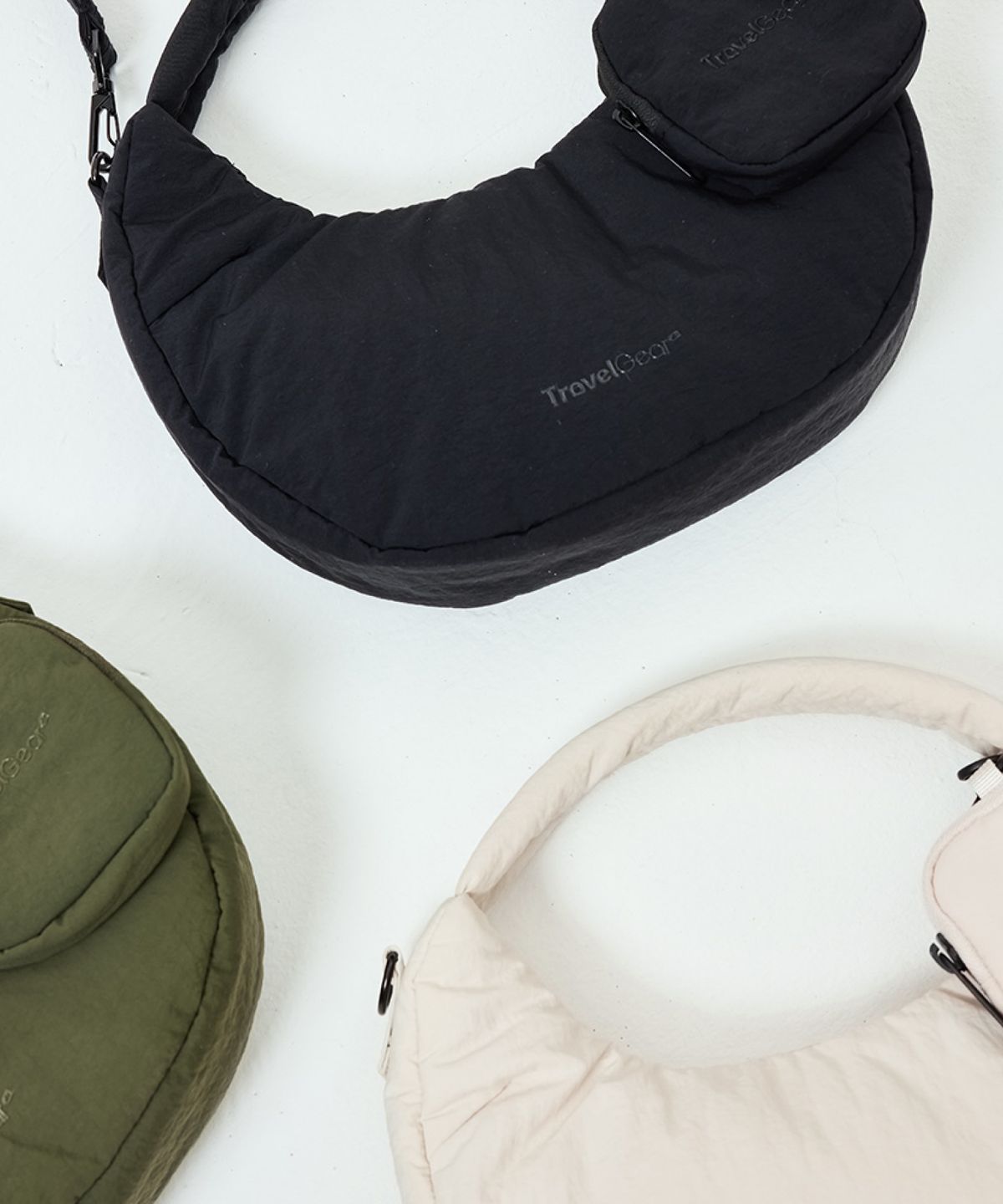 트래블기어(TRAVELGEAR) 도난방지 안나 미니백 카키