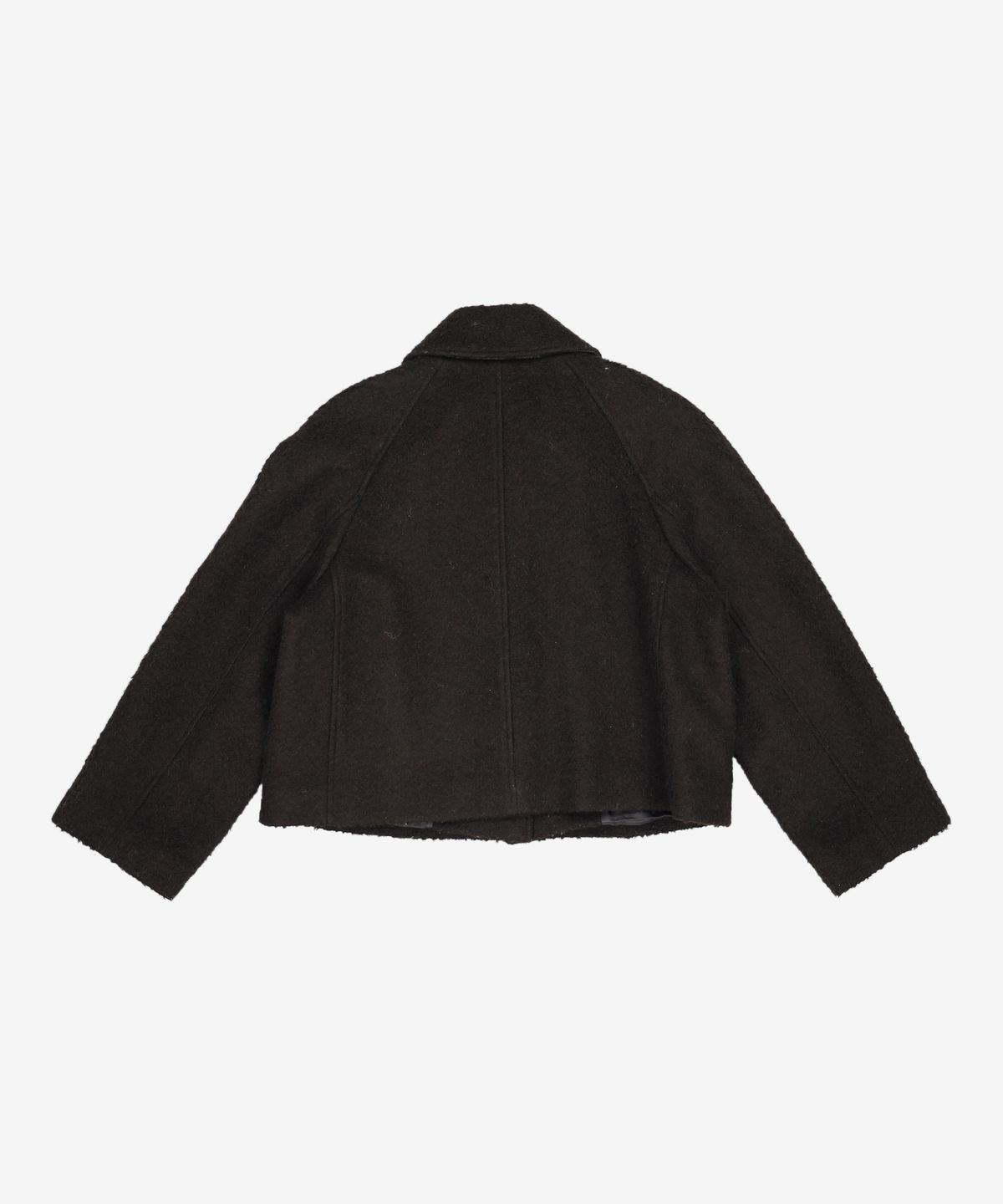 던스트(DUNST) CROP SINGLE WOOL COAT BOUCLE S