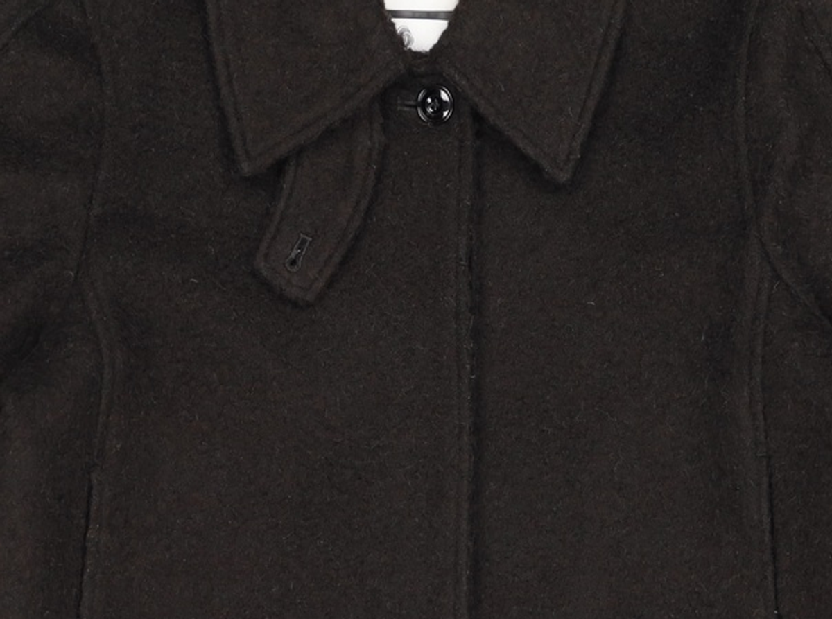 던스트(DUNST) CROP SINGLE WOOL COAT BOUCLE S