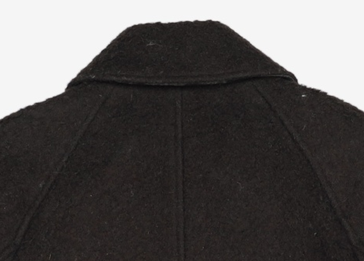 던스트(DUNST) CROP SINGLE WOOL COAT BOUCLE S