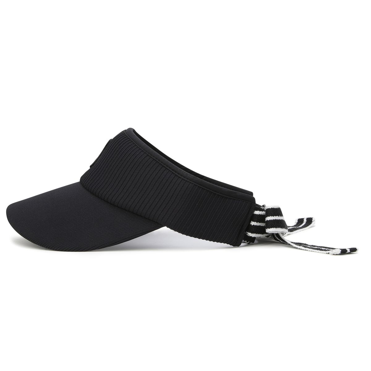어뉴골프(ANEW GOLF) WOMEN KNIT RIBBON VISOR_BK