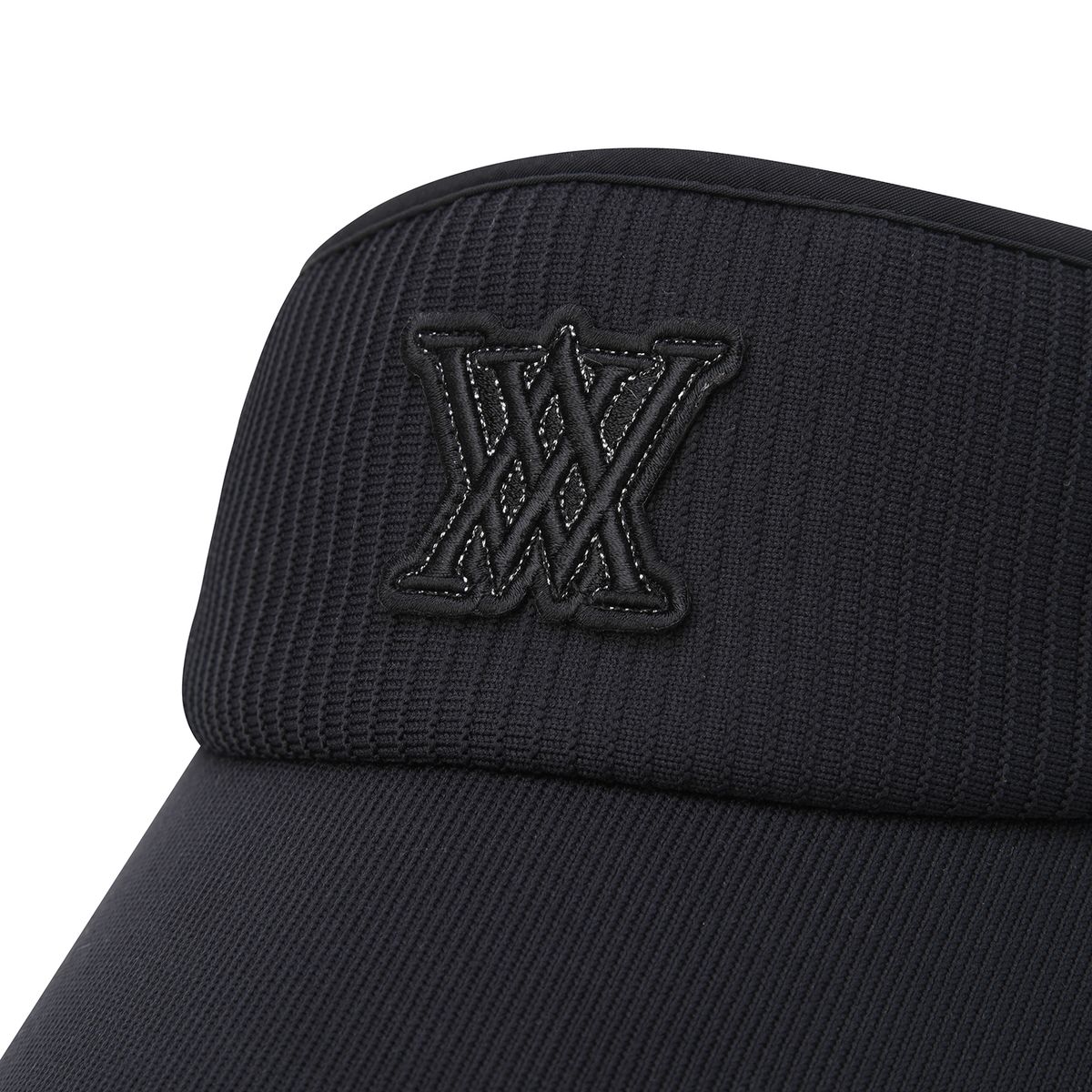 어뉴골프(ANEW GOLF) WOMEN KNIT RIBBON VISOR_BK