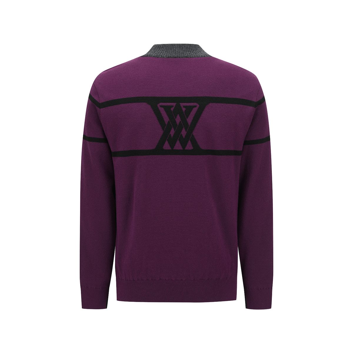 어뉴골프(ANEW GOLF) MEN MOCK NECK WINDPROOF TWO TONE SWEATER_MG