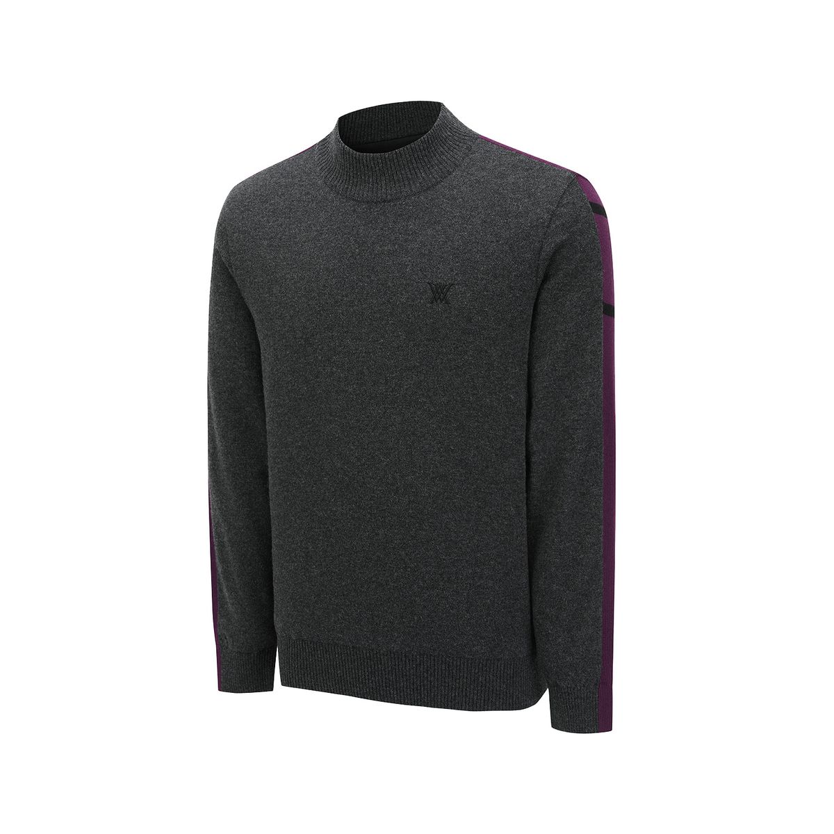 어뉴골프(ANEW GOLF) MEN MOCK NECK WINDPROOF TWO TONE SWEATER_MG