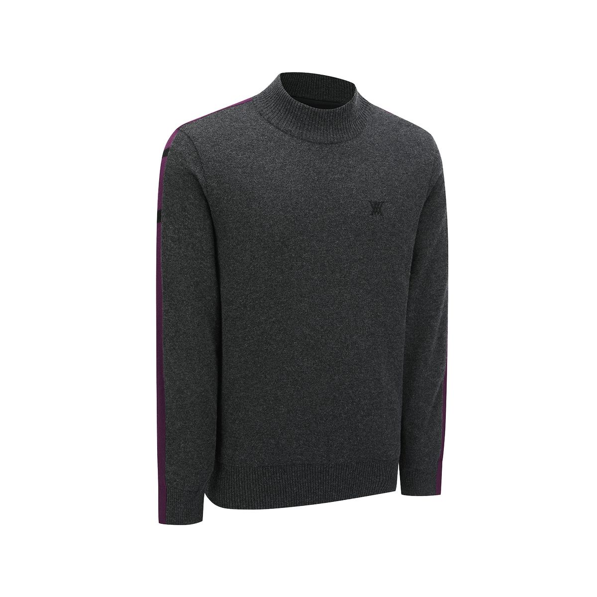 어뉴골프(ANEW GOLF) MEN MOCK NECK WINDPROOF TWO TONE SWEATER_MG