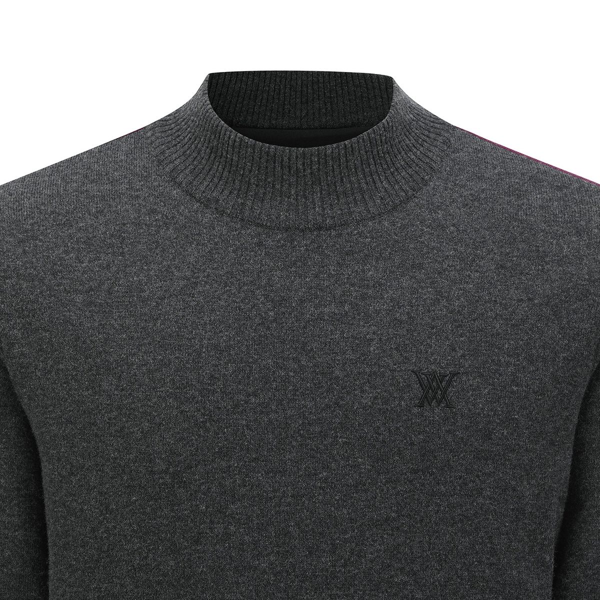 어뉴골프(ANEW GOLF) MEN MOCK NECK WINDPROOF TWO TONE SWEATER_MG