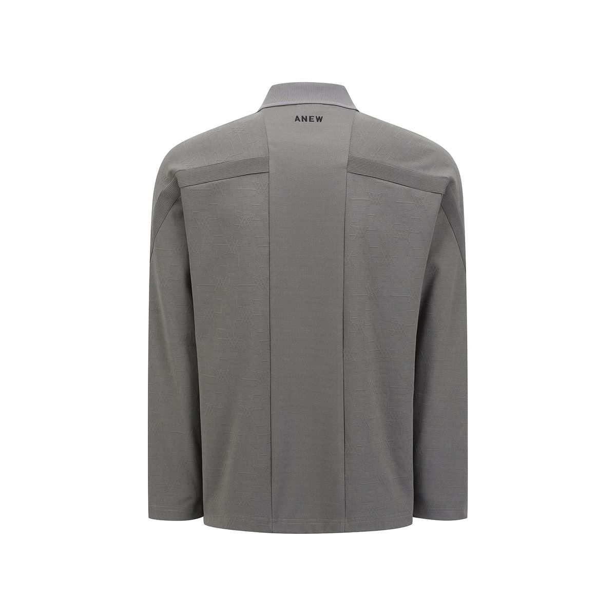 어뉴골프(ANEW GOLF) MEN LOGO JACQUARD T-SHIRT_DG