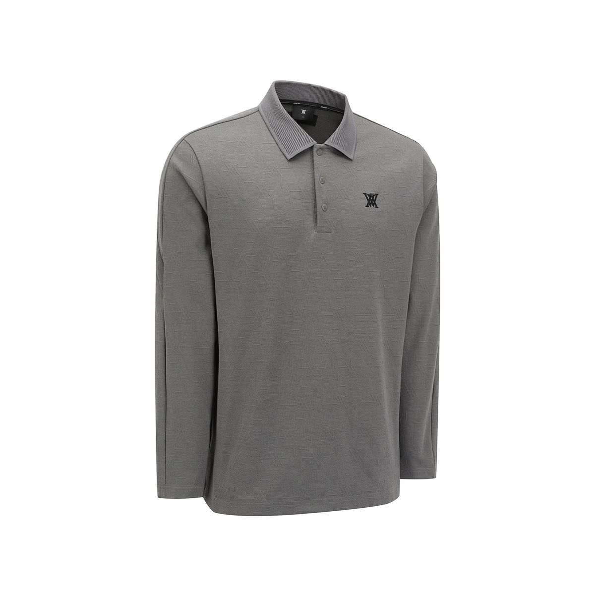 어뉴골프(ANEW GOLF) MEN LOGO JACQUARD T-SHIRT_DG