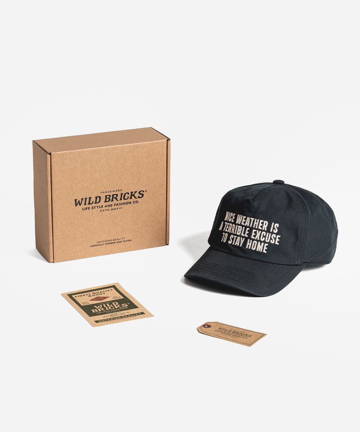 와일드 브릭스(WILD BRICKS) W26 NICE WEATHER CAP (navy)