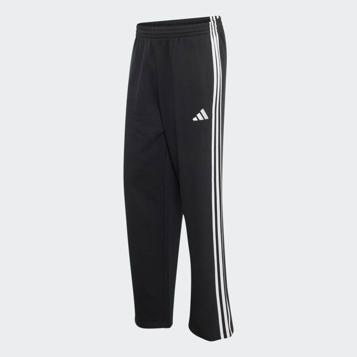 아디다스(ADIDAS) 에센셜 3-스트라이프 플리스 레그 오픈 헴 팬츠 KY6625