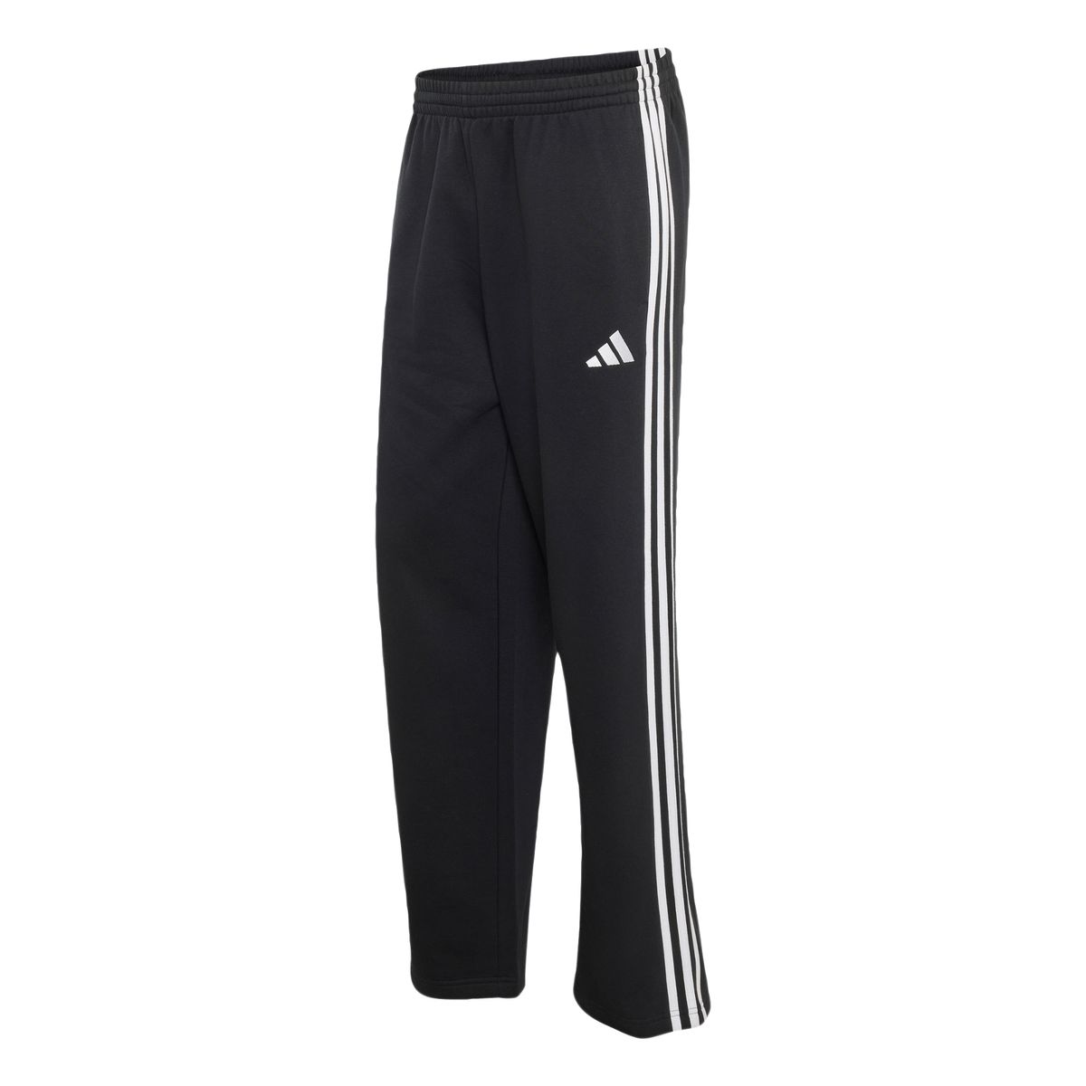 아디다스(ADIDAS) 에센셜 3-스트라이프 플리스 레그 오픈 헴 팬츠 KY6625