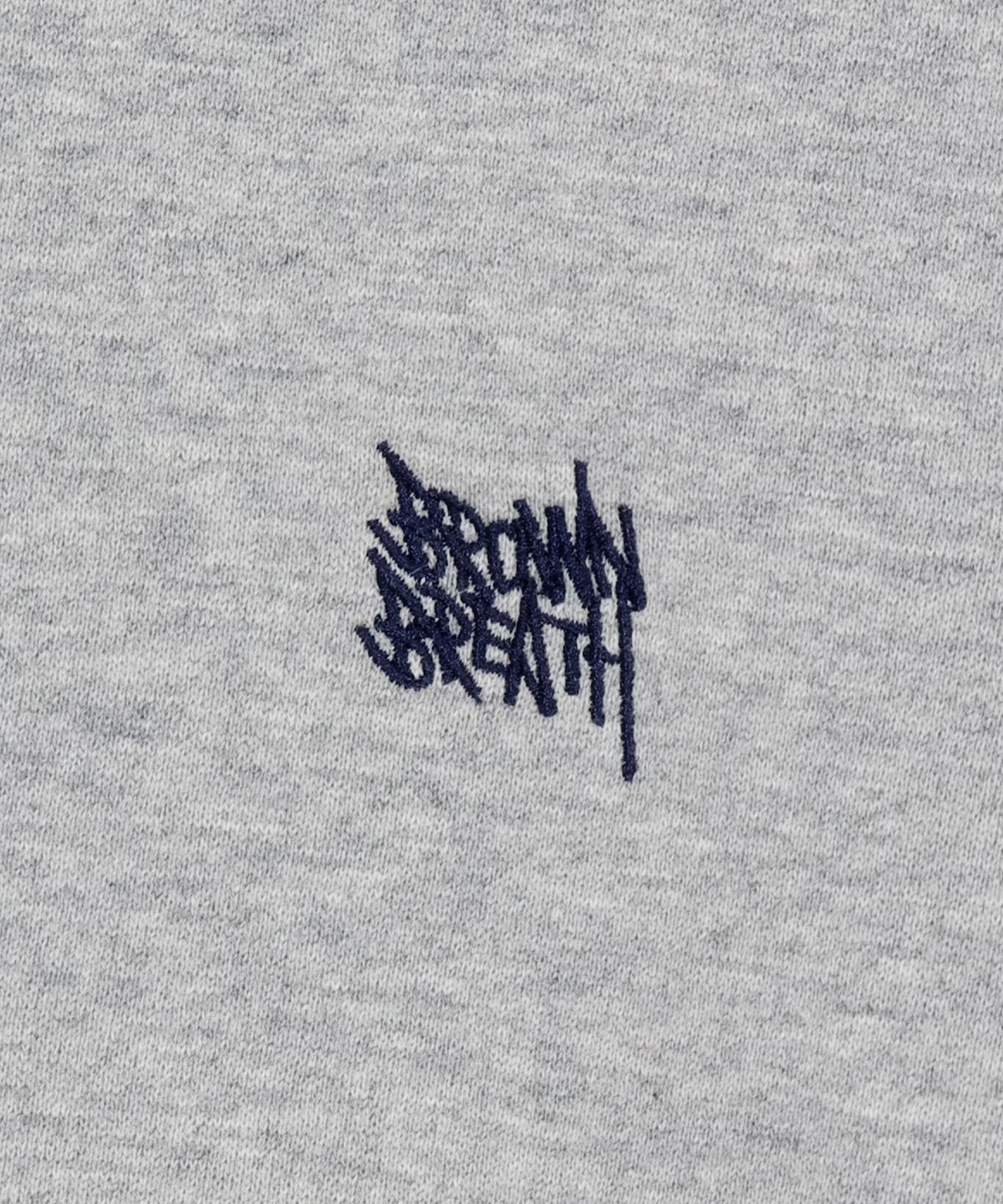 브라운브레스(BROWNBREATH) TAG APPLIQUE CREWNECK  (2colors)
