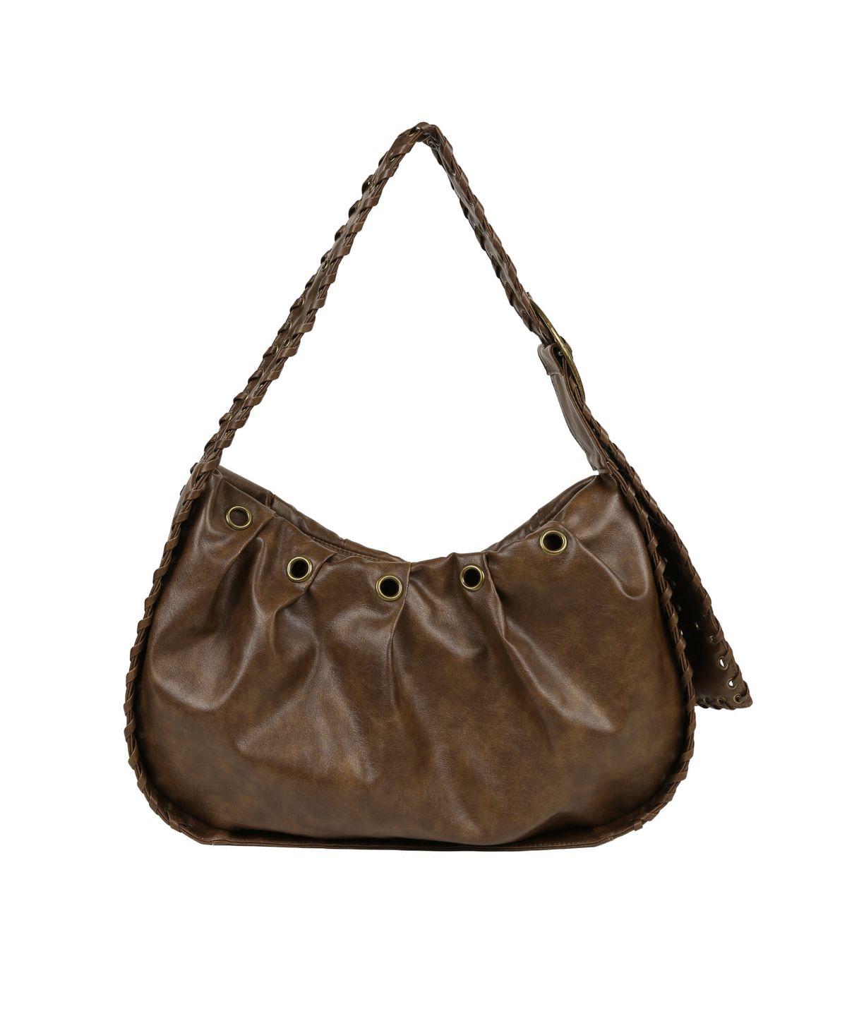 오디너리 홀리데이(ORDINARY HOLIDAY) BELTED SHOULDER BAG [BROWN]