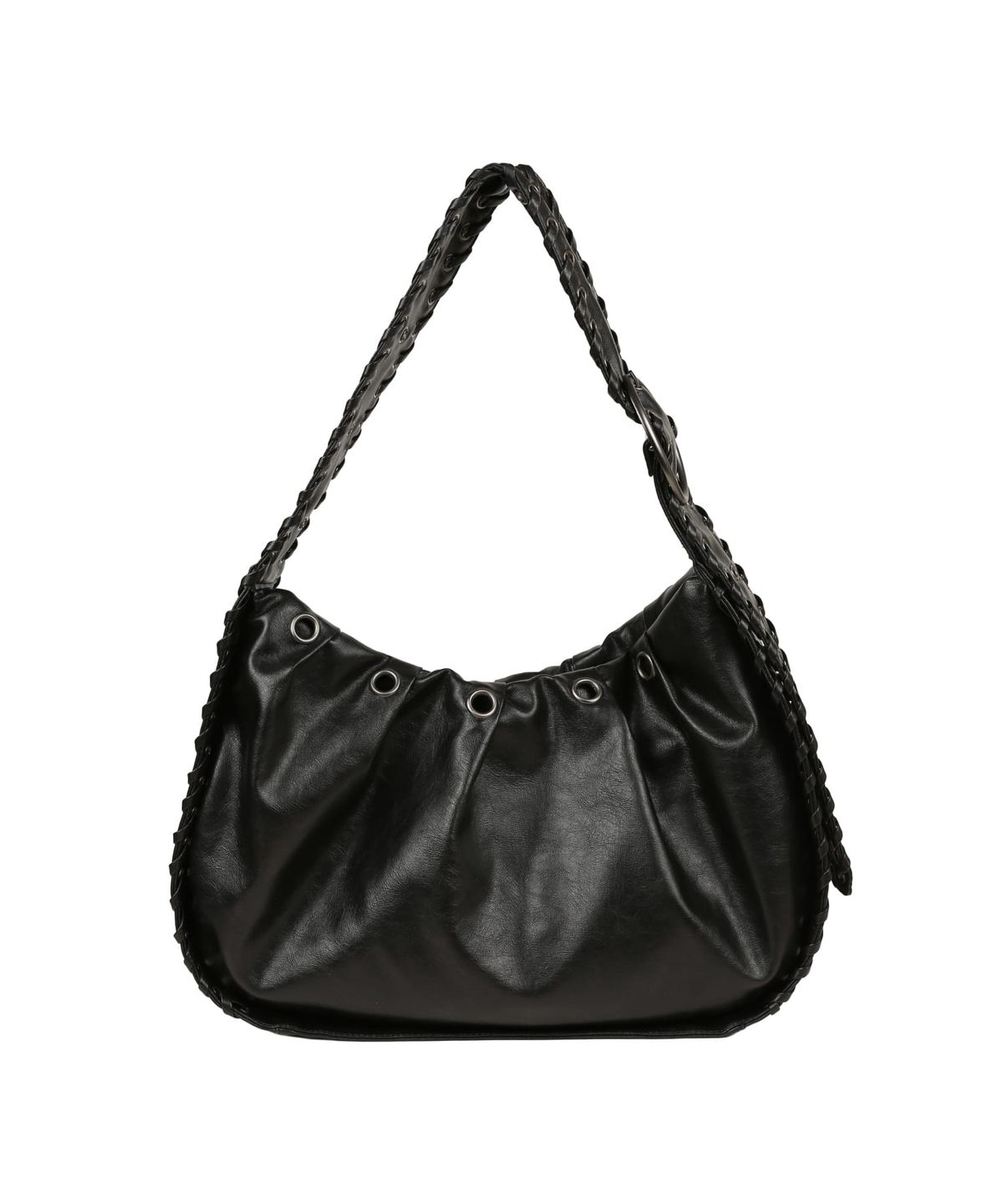 오디너리 홀리데이(ORDINARY HOLIDAY) BELTED SHOULDER BAG [BLACK]